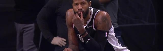 glow-kaiyun.com-状态火热却只能作壁上观 快艇输球乔治有心无力